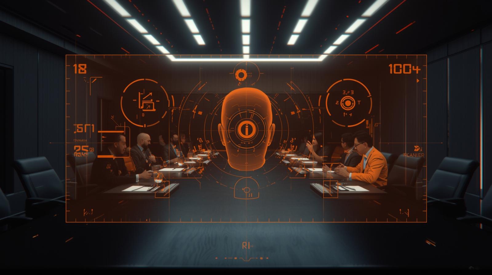 DEIK boardroom negotiation HUD scene 3